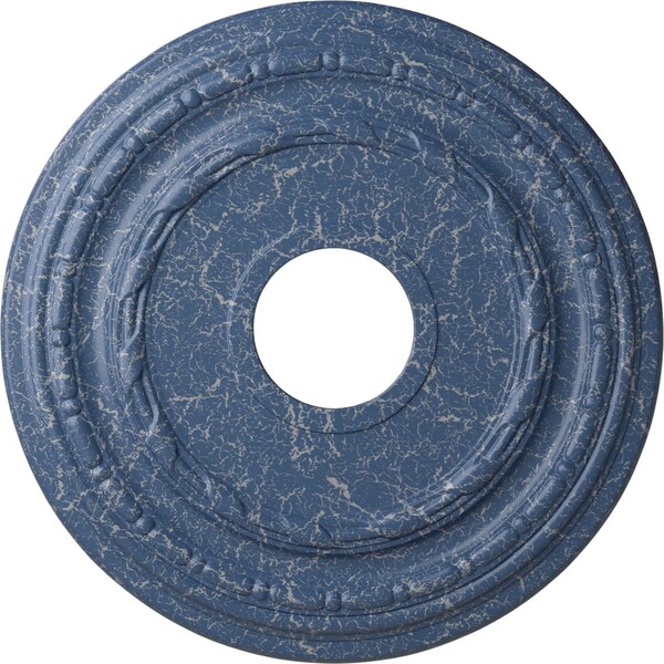 Ekena Millwork Dublin Ceiling Medallion (Fits Canopies up to 8 1/4"), 15 3/8"OD x 3 5/8"ID x 1"P, Americana Crackle CM15DUAMC - main